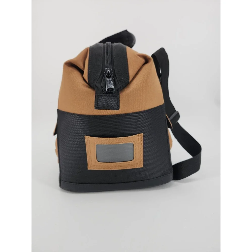 Duluth Trading Co Fire Hose HD Large Lunchbox Insulated Cooler Bag Brown Black